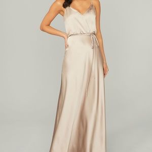 Morilee Silky Satin Bridesmaid Dress in BLACK